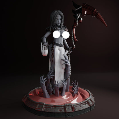 Hollow Reaper NSFW 3d Printed miniature FanArt by QB Works Scaled Collectables Statues & Figurines