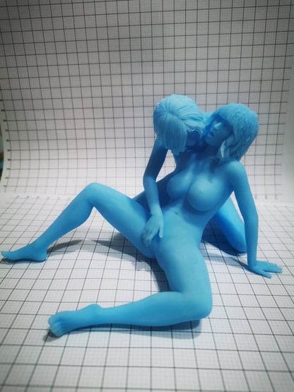 Holly Lisa Fingering practice | 3D Printed | Fanart | Unpainted | NSFW Version | Figurine | Figure | Miniature | Sexy |