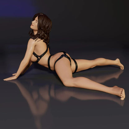 Janet Stretching| 3D Printed | Fanart | Unpainted | NSFW Version | Figurine | Figure | Miniature | Sexy |