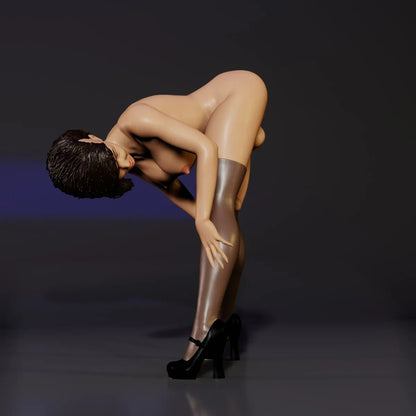 Jess - Futa Pin-up pose | Fanart | Unpainted | NSFW Version | Figurine | Figure | Miniature | Sexy |