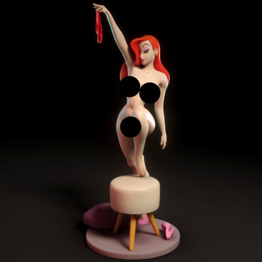 Jessica Rabbit NSFW 3D Printed figure Fanart