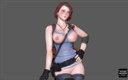 Jill Valentine NSFW 3D Printed Fanart Anime Figurine Waifu Figure by FIGUREMASTERPINK