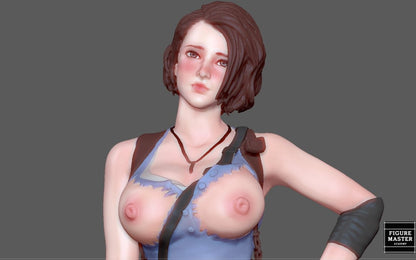 Jill Valentine NSFW 3D Printed Fanart Anime Figurine Waifu Figure by FIGUREMASTERPINK