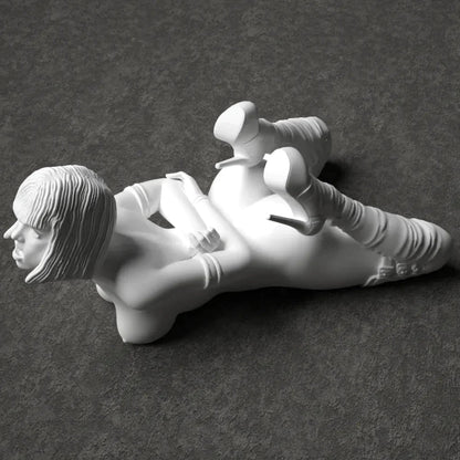 julia esclavitud 2 | Impreso en 3D | Fanart | Sin pintar | Versión NSFW | Estatuilla | Figura | Miniatura | Atractiva |