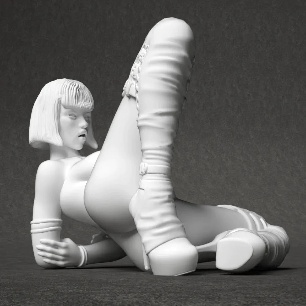 Julia-Bondage | 3D-gedruckt | Fanart | Unbemalt | NSFW-Version | Figur | Abbildung | Miniatur | Sexy |