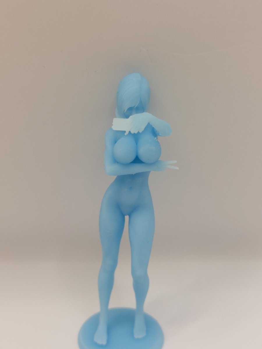 Julia takes a selfie of her boobs | NSFW 3D Printed Figurine | Fanart | Unpainted | Miniature by Mister_lo0l