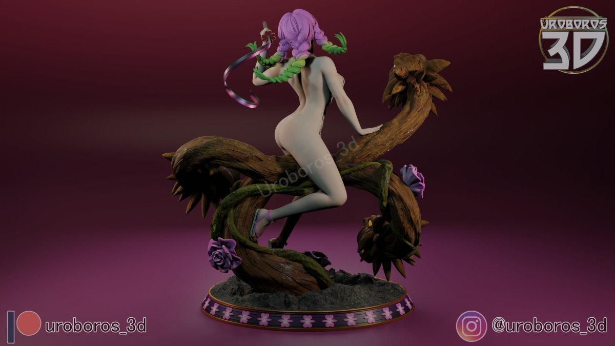 Kanroji Mitsuri NSFW 3D Printed Miniature | Fun Art | Resin Figurine Unpainted Model