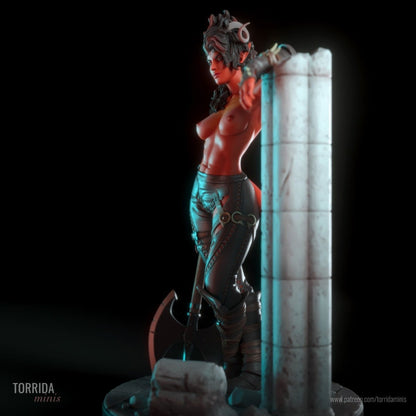 Karlach NSFW Resin Figure, Resin printed miniature by Torrida