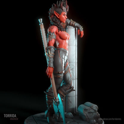 Karlach NSFW Resin Figure, Resin printed miniature by Torrida