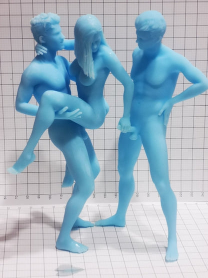 Kate Matt & Simon Standing fuck | 3D Printed | Fanart | Unpainted | NSFW Version | Figurine | Figure | Miniature | Sexy |