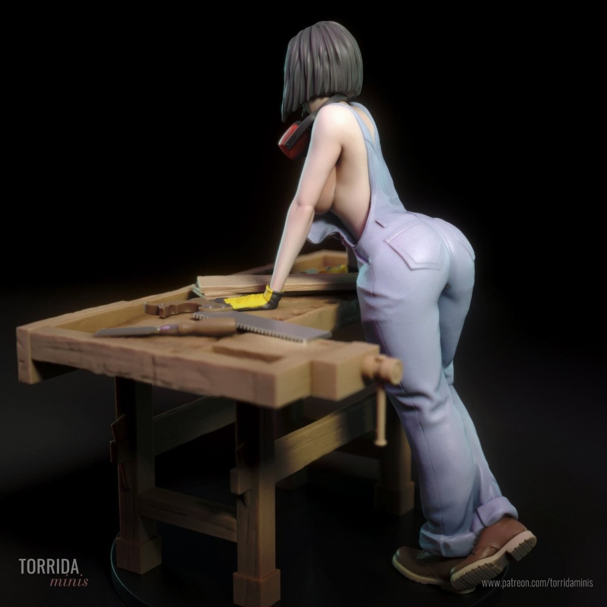 Kate NSFW Resin Figure, Resin printed miniature by Torrida