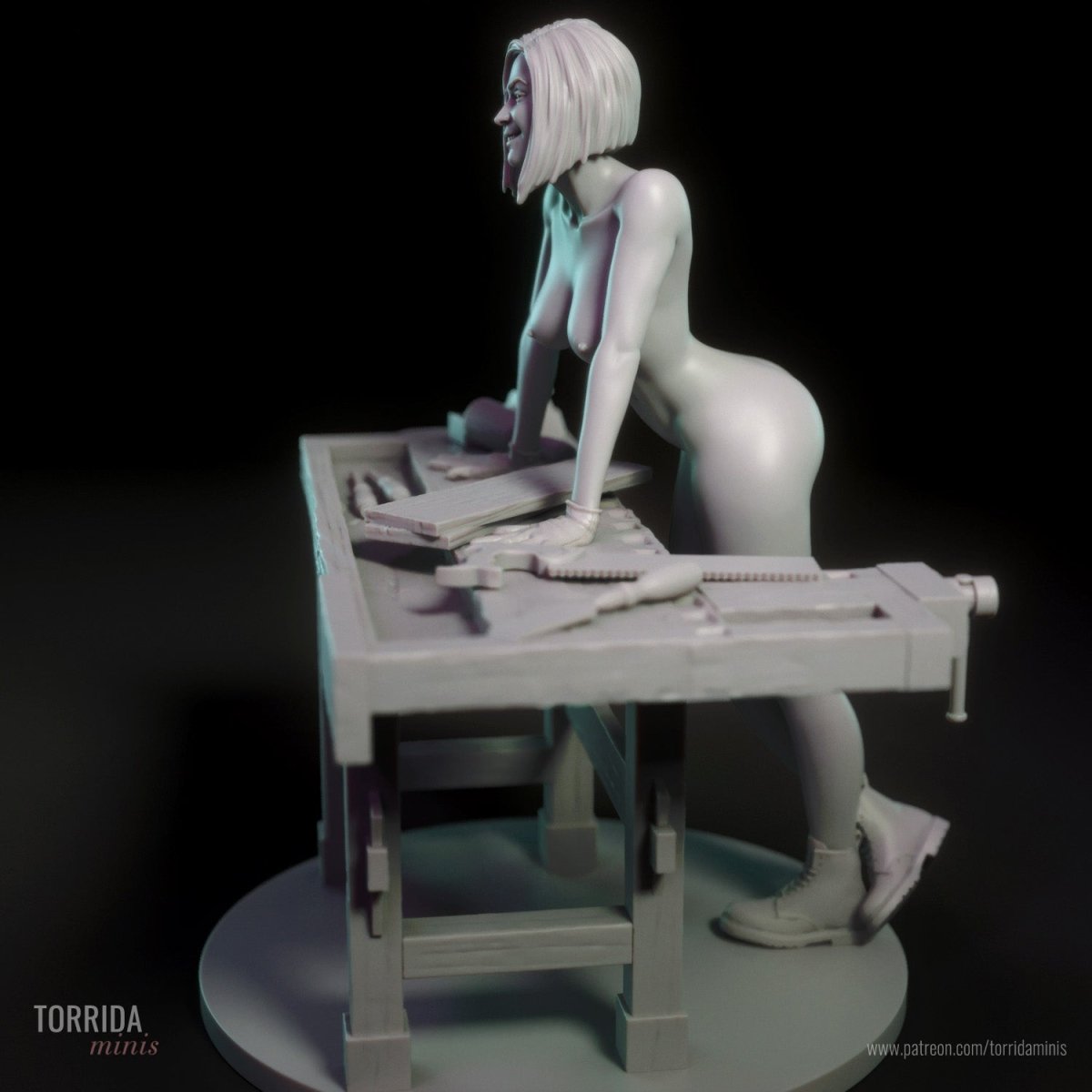 Kate NSFW Resin Figure, Resin printed miniature by Torrida