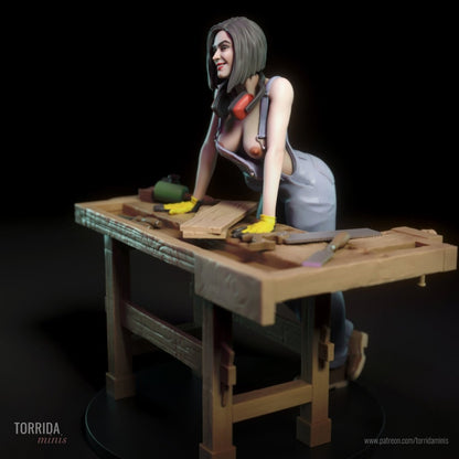 Kate NSFW Resin Figure, Resin printed miniature by Torrida