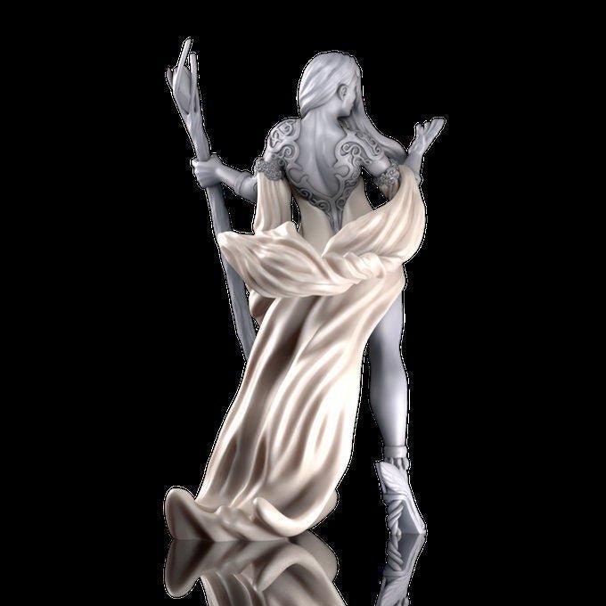 Kickstarter Estrella the Sorceress – NSFW 3D Printed – Fanart – Unpainted