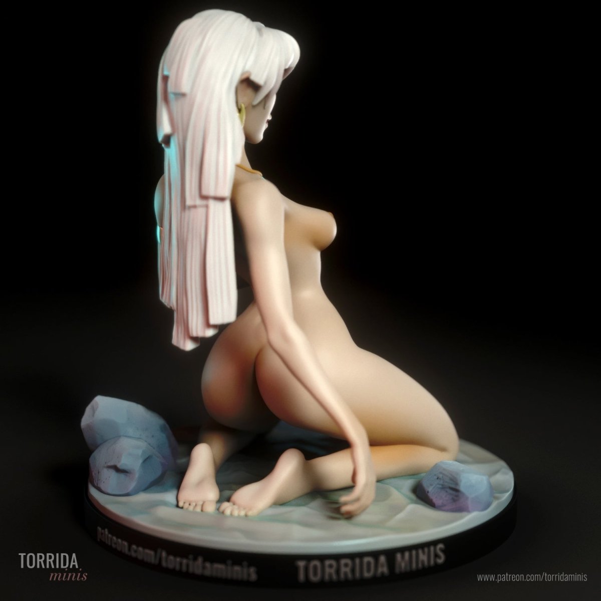 KIDA NSFW 3d Printed miniature FanArt by Torrida Statues & Figurines
