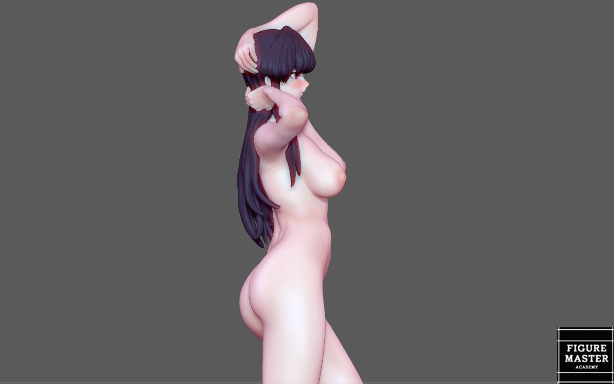 Komi Shouko NSFW 3D Printed Fanart Anime Figurine Waifu Figure by FIGUREMASTERPINK