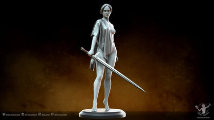 Lady Cassandra Commander of the Aethosian Legion NSFW 3D Printed DioramaMiniature by Ritual Casting