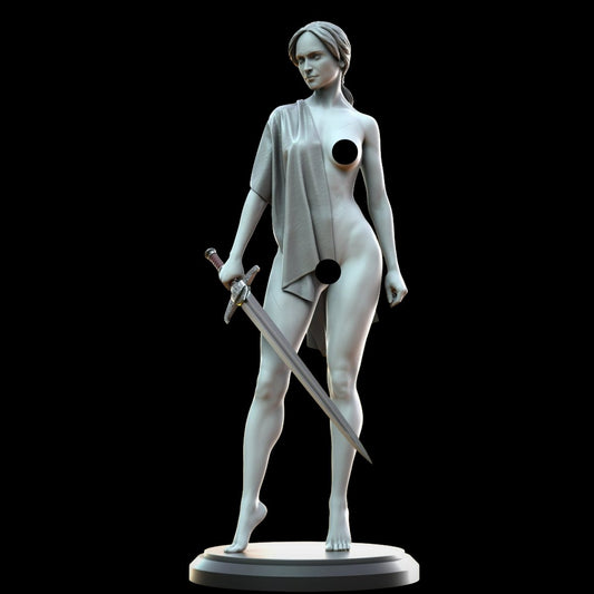 Lady Cassandra Commander of the Aethosian Legion NSFW 3D Printed DioramaMiniature by Ritual Casting