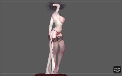 Lady Dimitrescu NSFW 3D Printed Fanart Anime Figurine Waifu Figure by FIGUREMASTERPINK