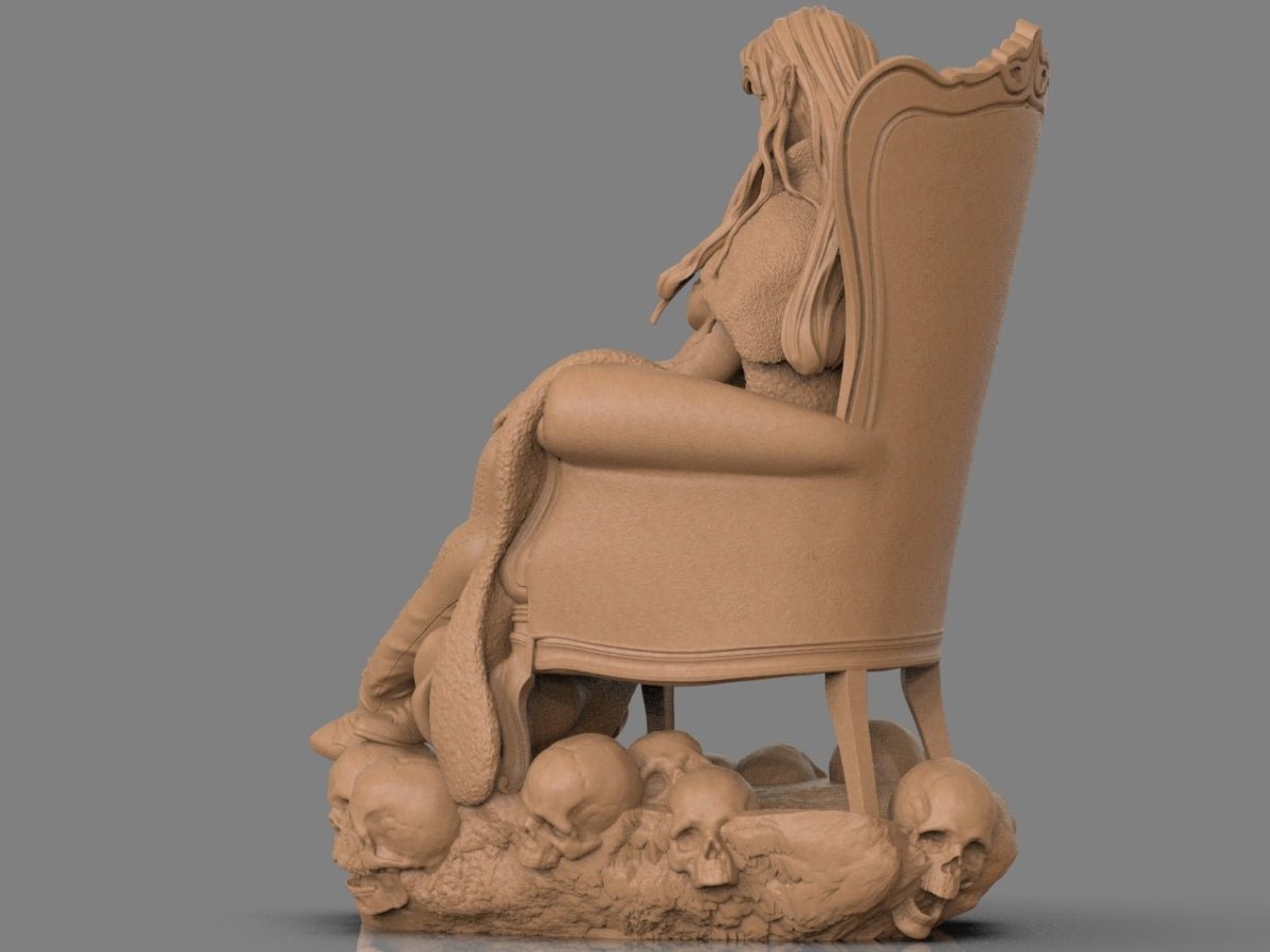 Lenore NSFW 3D Printed Miniature Fanart by ca_3d_art Statues & Figurines