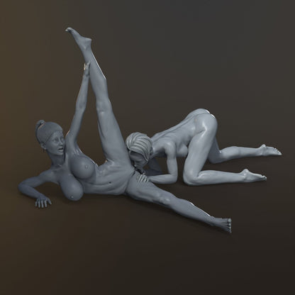 LESBIAN LOVE 1 Naked 3d Printed miniature Resin Collectables Statues & Figurines