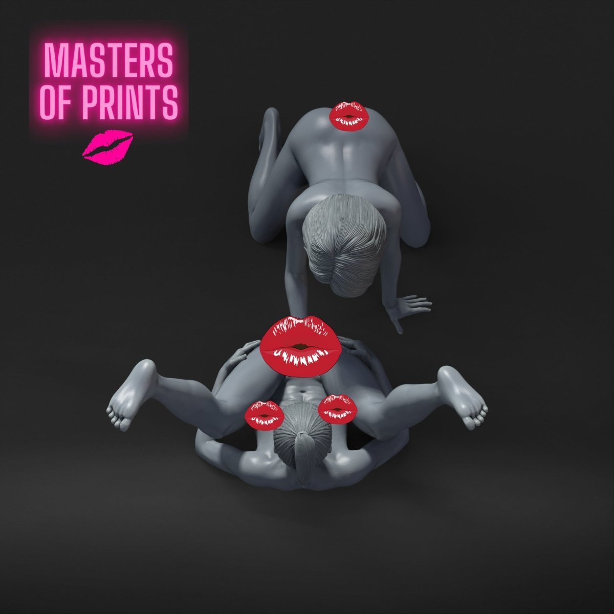 Lesbians 31 Mature 3d Printed miniature FanArt by Masters Of Prints Collectables Statues & Figurines