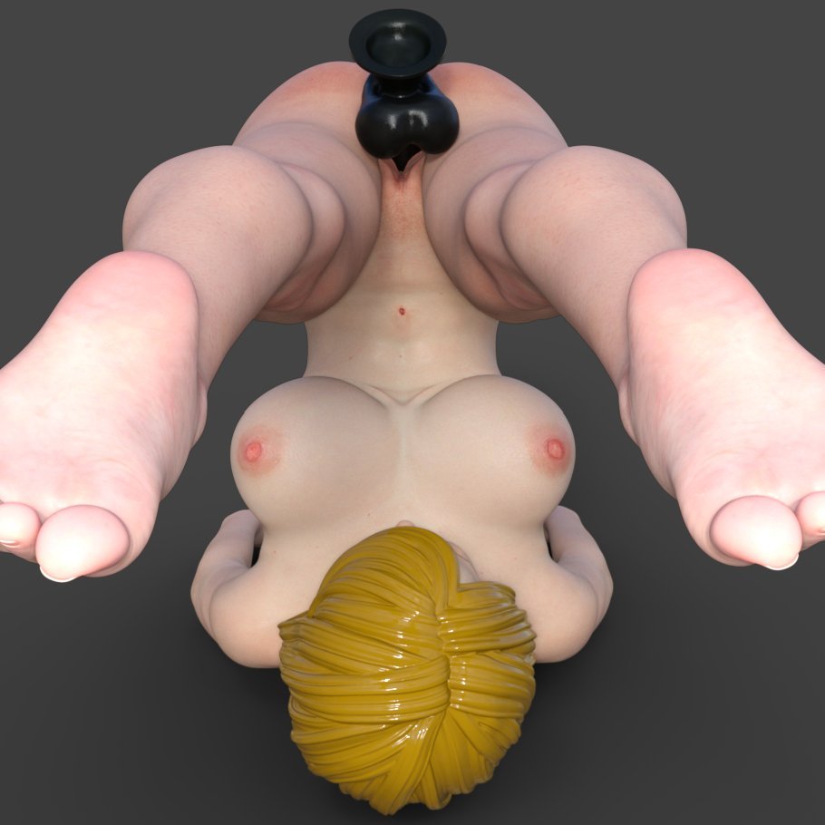 Levie with a dildo | NSFW 3D Print Figure | Naked | Unpainted by Mister_lo0l
