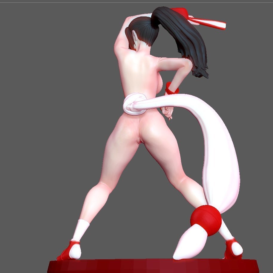 Li Mei Figure 3D Printed Fanart DIY Garage Kit , Unpainted , NSFW Figurine , Nude Figurine , Sexy Miniature , Bondage figure , Naked Waifu , Adult Figurine , Anime Figure