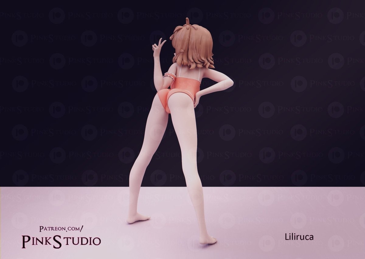 Liliruca Arde NSFW Firure 3D Printed Fanart DIY Garage Kit , Unpainted , NSFW Figurine , Nude Figurine , Sexy Miniature , Bondage figure , Naked Waifu , Adult Figurine , Anime Figure