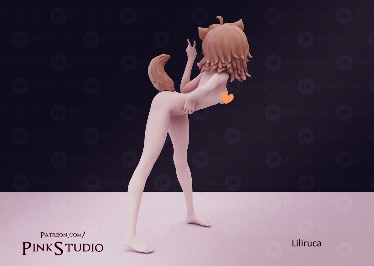 Liliruca Arde NSFW Firure 3D Printed Fanart DIY Garage Kit , Unpainted , NSFW Figurine , Nude Figurine , Sexy Miniature , Bondage figure , Naked Waifu , Adult Figurine , Anime Figure