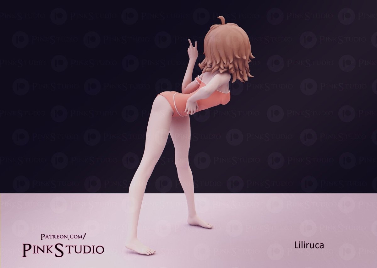 Liliruca Arde NSFW Firure 3D Printed Fanart DIY Garage Kit , Unpainted , NSFW Figurine , Nude Figurine , Sexy Miniature , Bondage figure , Naked Waifu , Adult Figurine , Anime Figure