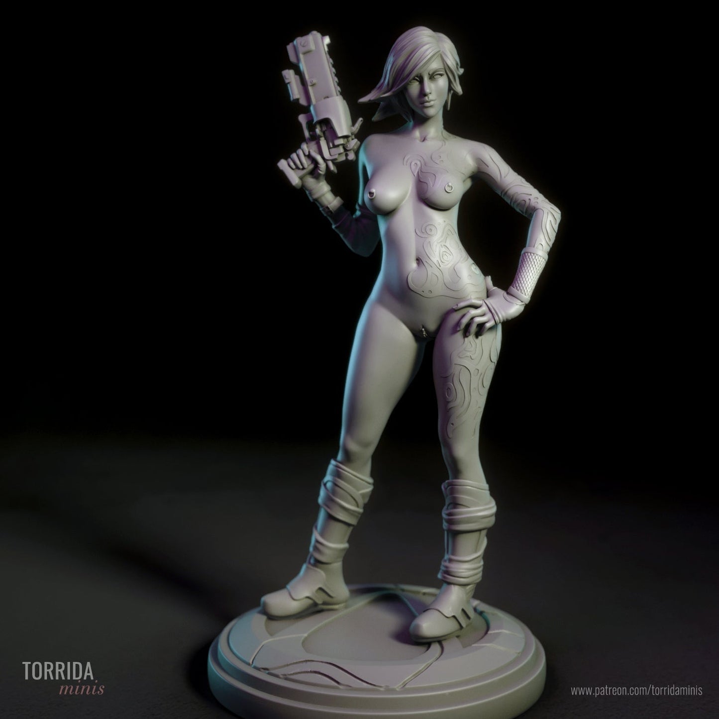 Lilith NSFW 3D-gedruckte Miniatur-FanArt-Sammlerstatuen und -Figuren