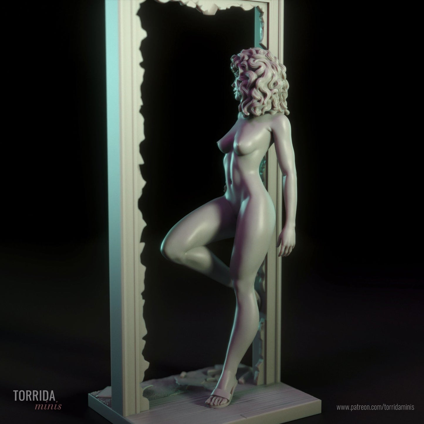 Lisa NSFW 3D-gedruckte Miniatur-FanArt von Torrida