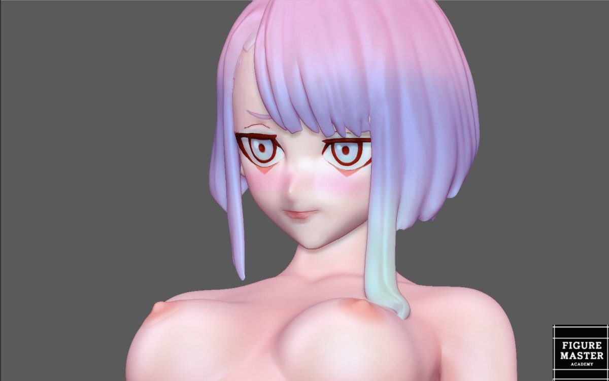 Lucy 2 NSFW 3D Printed Fanart DIY Garage Kit Unpainted Anime Figurine Waifu Figure