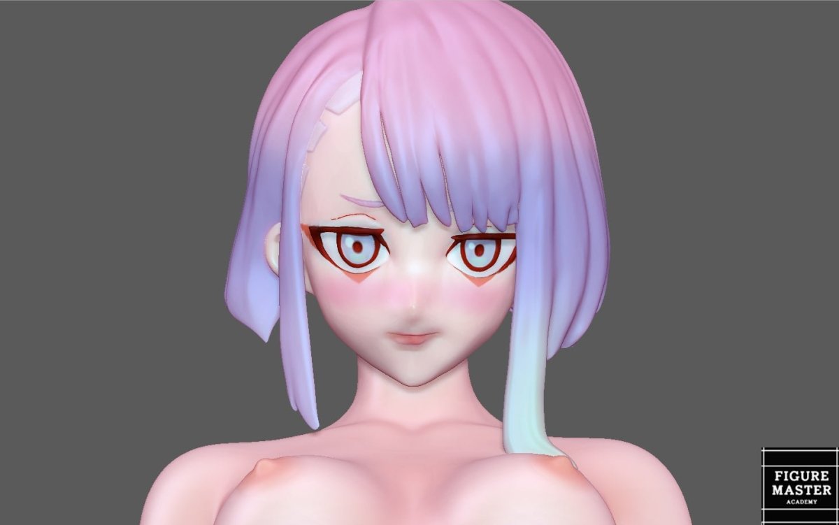 Lucy 2 NSFW 3D Printed Fanart DIY Garage Kit Unpainted Anime Figurine Waifu Figure