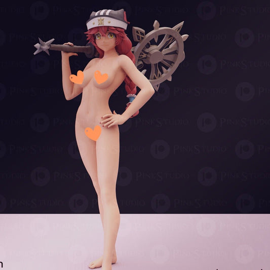 Lupusregina NSFW 3D Printed Anime Figurine Fanart by Pink Studio