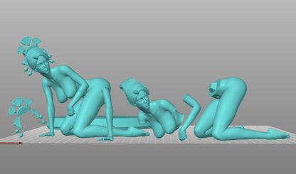 Madamu Mamu Naked NSFW 3D Printed Figure Garage Kit Unpainted Resin Miniature
