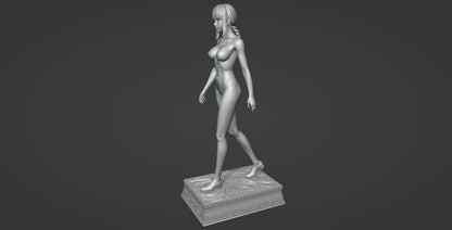 MAKIMA NSFW 3D Printed Miniature | Fun Art | Figurine by Uroboros3D