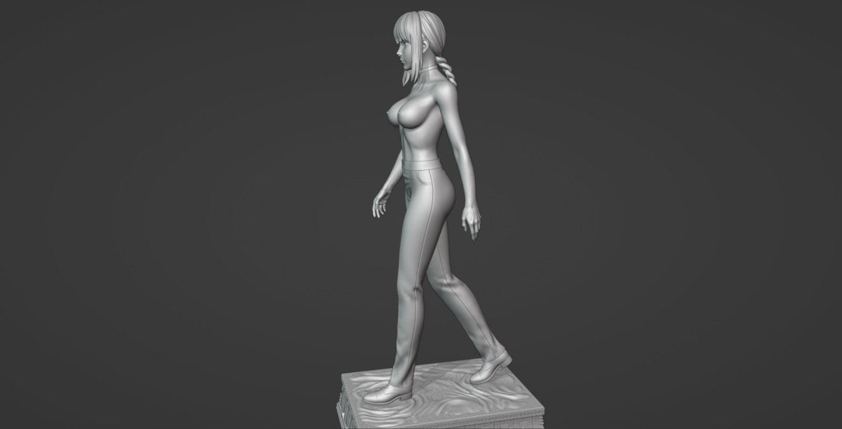 MAKIMA NSFW 3D Printed Miniature | Fun Art | Figurine by Uroboros3D