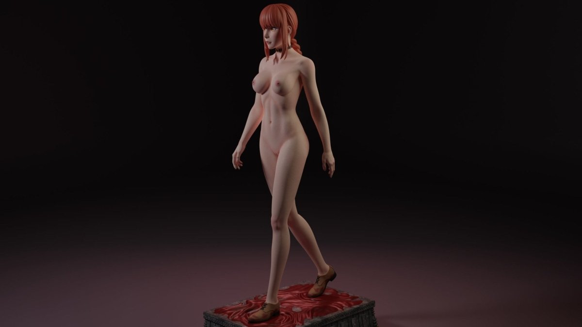 MAKIMA NSFW 3D Printed Miniature | Fun Art | Figurine by Uroboros3D