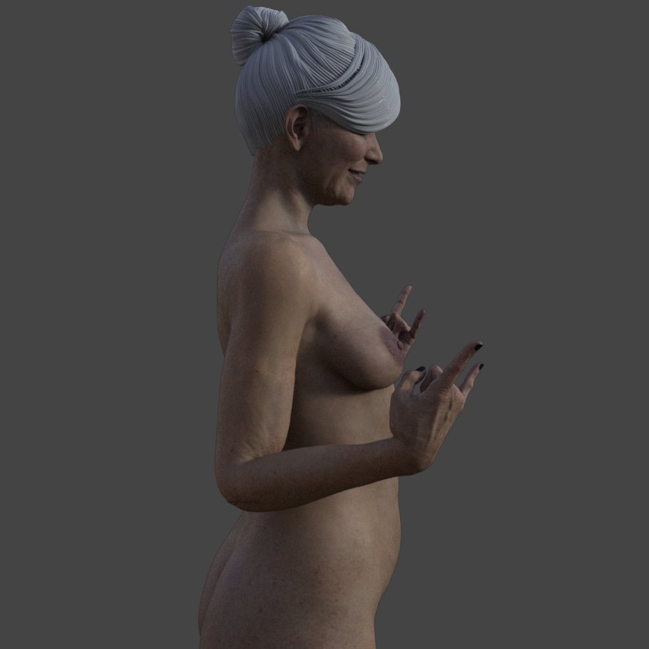 Mamie | NSFW 3D Print Figure | Naked | Unpainted by Mister_lo0l