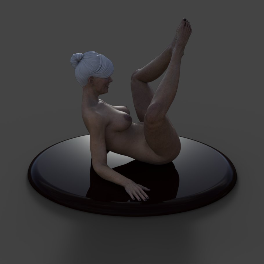 Mamie ready | NSFW 3D Print Figure | Naked | Unpainted by Mister_lo0l