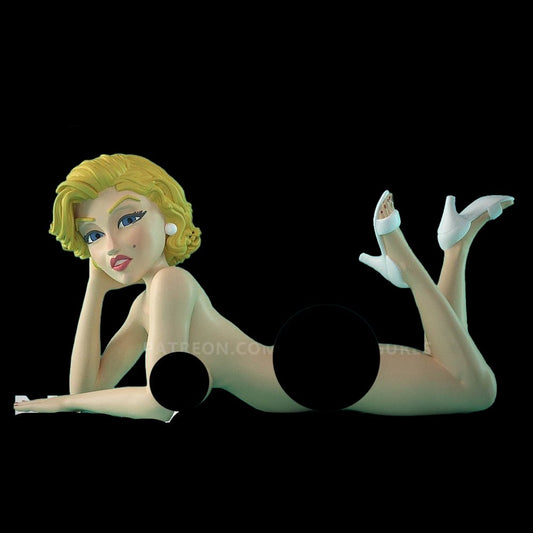 Marilyn Monroe 3D Printed NSFW Figurine Collectable Fun Art Unpainted by EmpireFigures