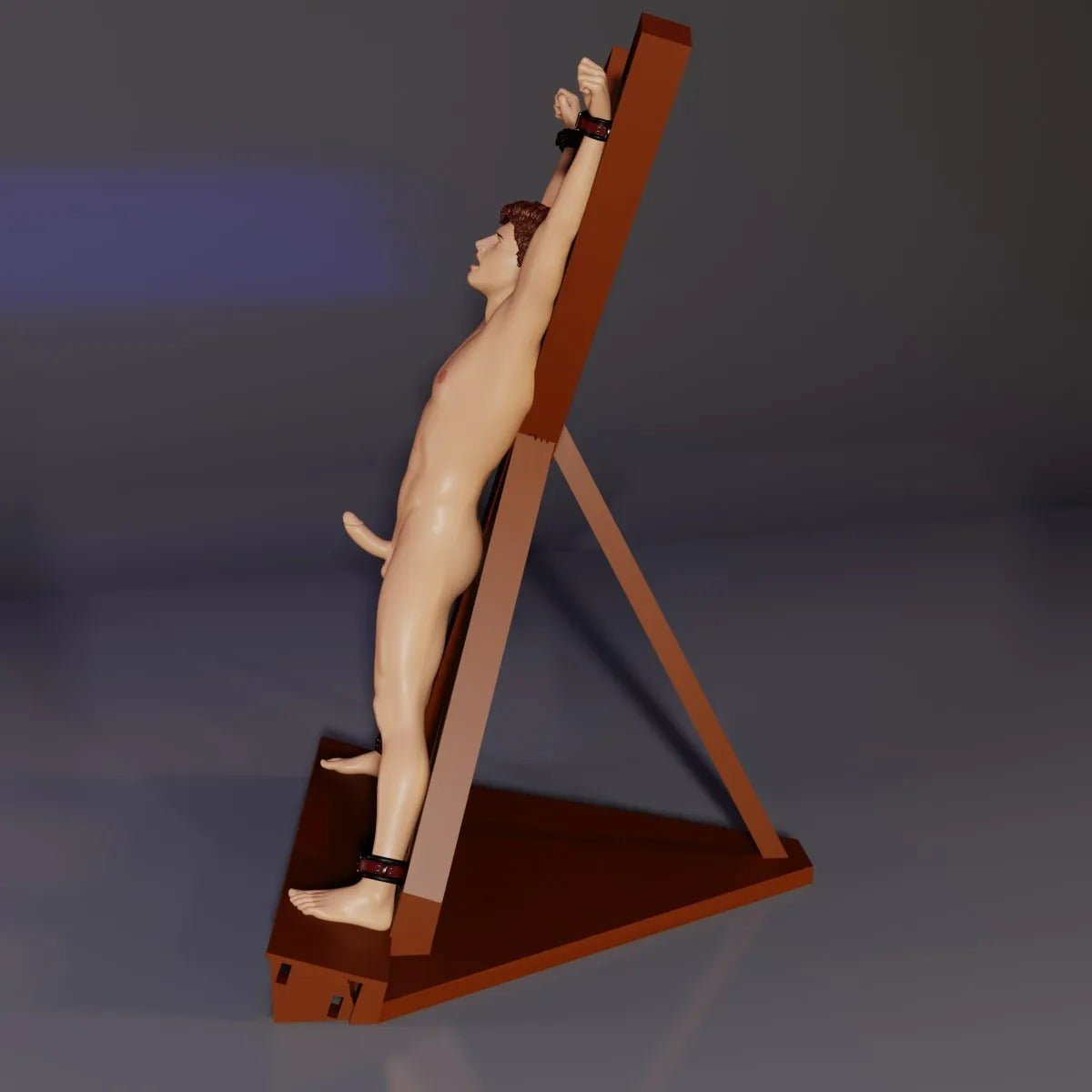 Matt Bondage Cross | 3D Printed | Fanart | Unpainted | NSFW Version | Figurine | Figure | Miniature | Sexy |