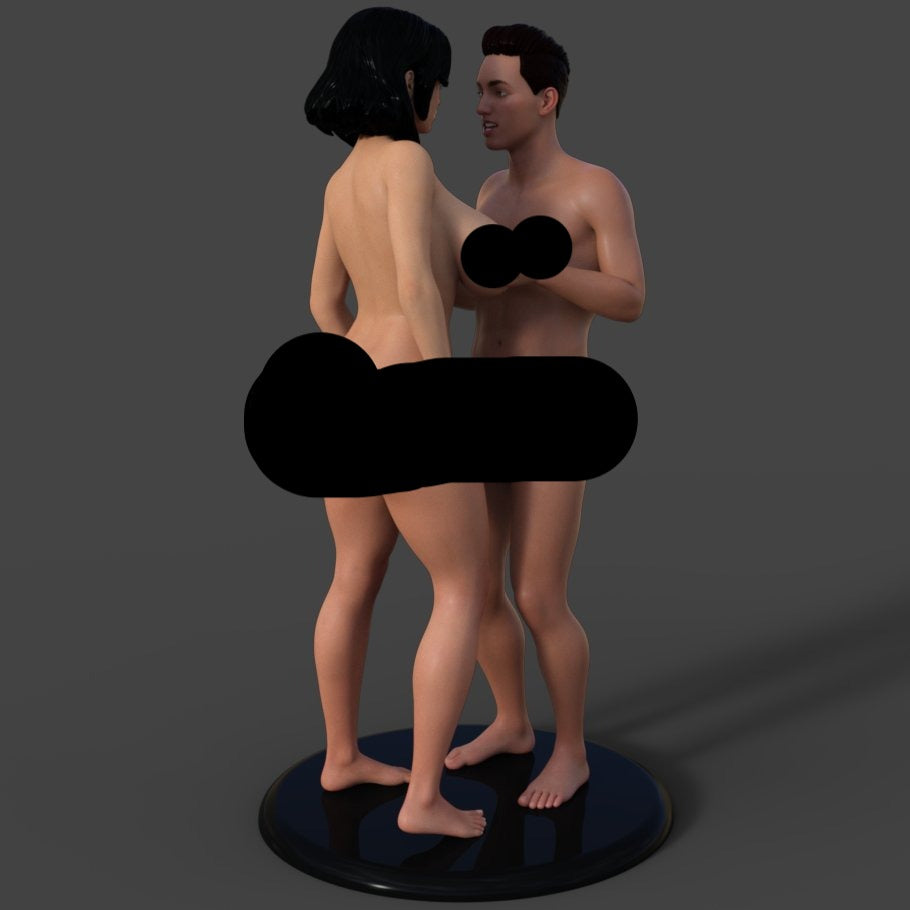 Milf lets me touch | NSFW 3D Printed Figurine | Fanart | Unpainted | Miniature by Mister_lo0l
