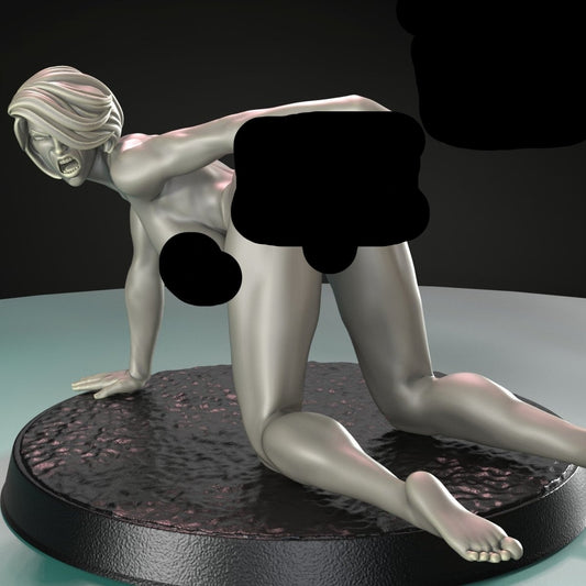 MONSTER DILDO 1 Sexy Nude 3d Printed Miniature Resin Unpainted Figure