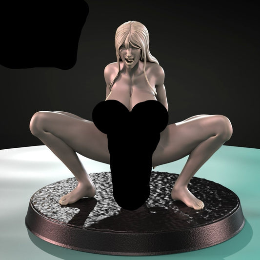 MONSTER DILDO 10 Sexy Nude 3d Printed Miniature Resin Unpainted Figure