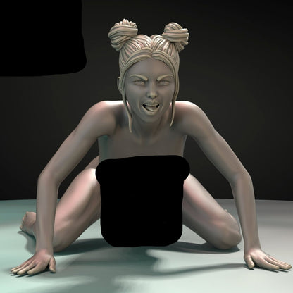 MONSTER DILDO 4 Sexy Nude 3d Printed Miniature Resin Unpainted Figure