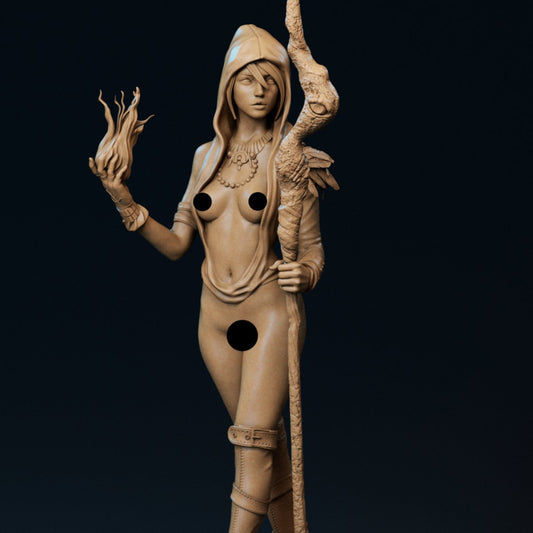 Morrigan NSFW Resin Figure Naked Unpainted Mniature Nude Garage Kit