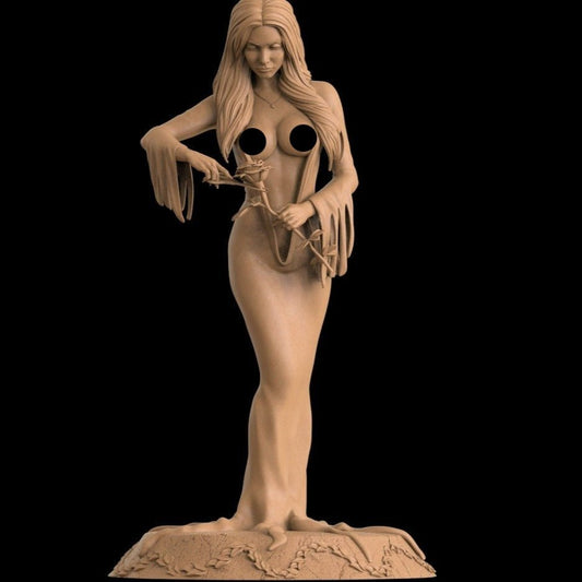 Morticia Addams NSFW 3D Printed figurine Fanart by ca_3d_art